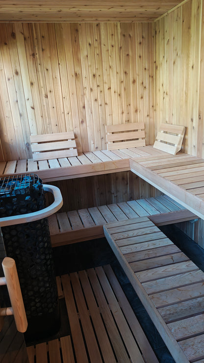 Pure Löyly Full cedar - Outdoor Sauna PL69