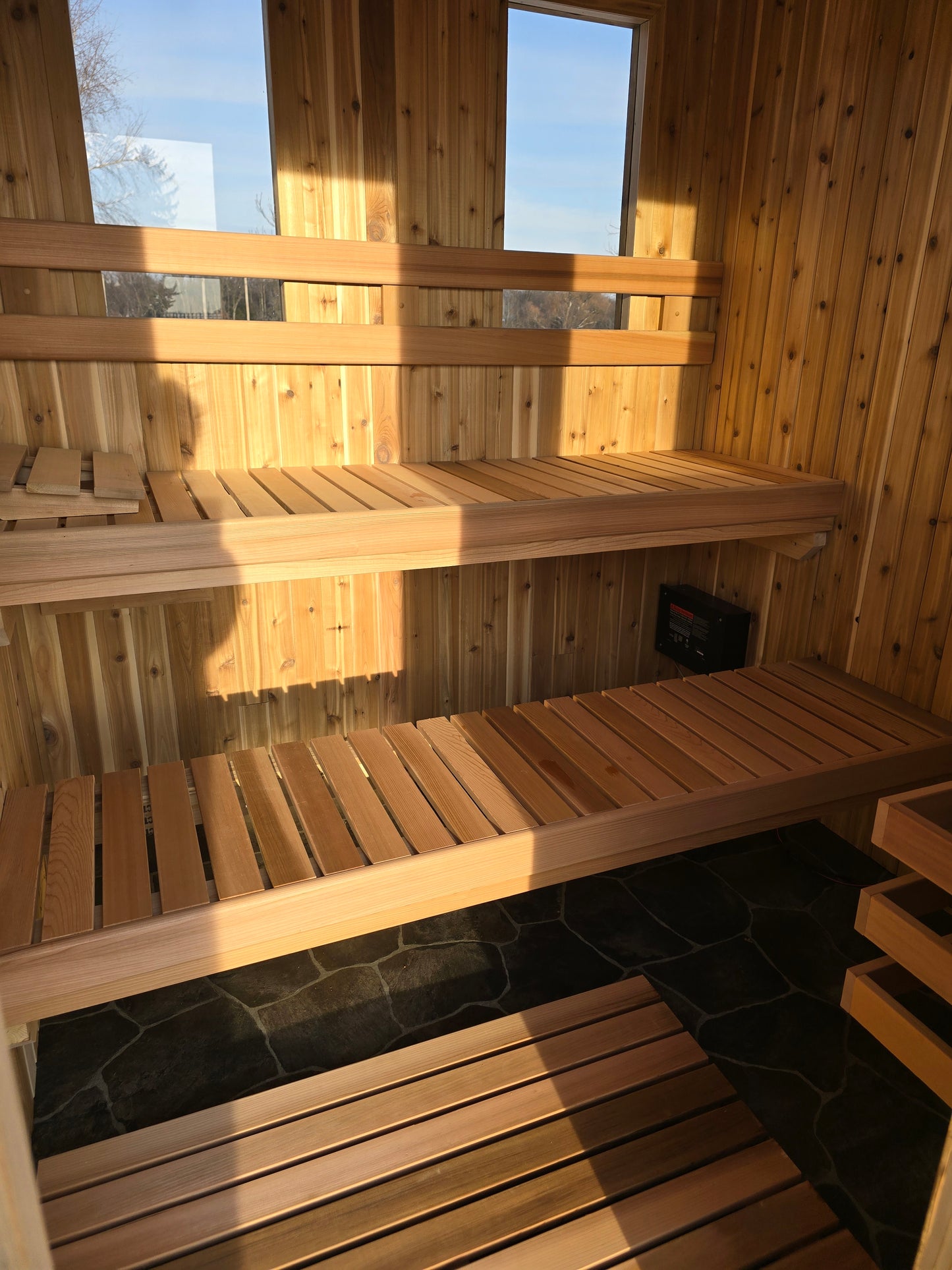 Pure Loyly Full cedar- Outdoor Sauna w/ changroom PL612