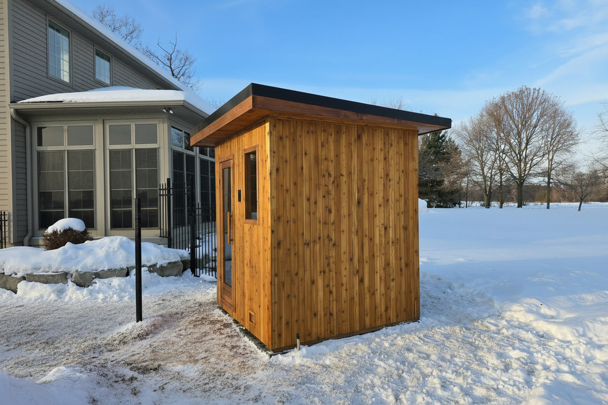 Pure Löyly Full cedar - Outdoor sauna PL66